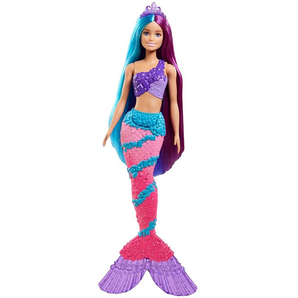 Mattel Barbie Dreamtopia Mermaid Doll (13-inch) with Extra-Long Two-Tone Fantasy Hair