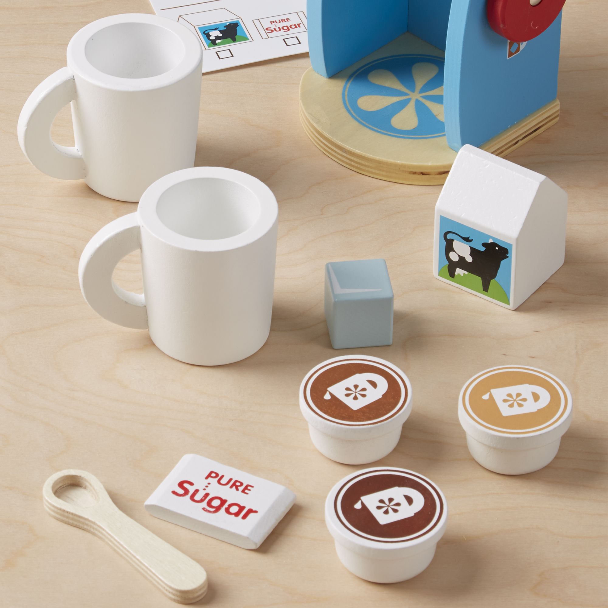 Melissa and Doug Wooden Brew & Serve Coffee Set