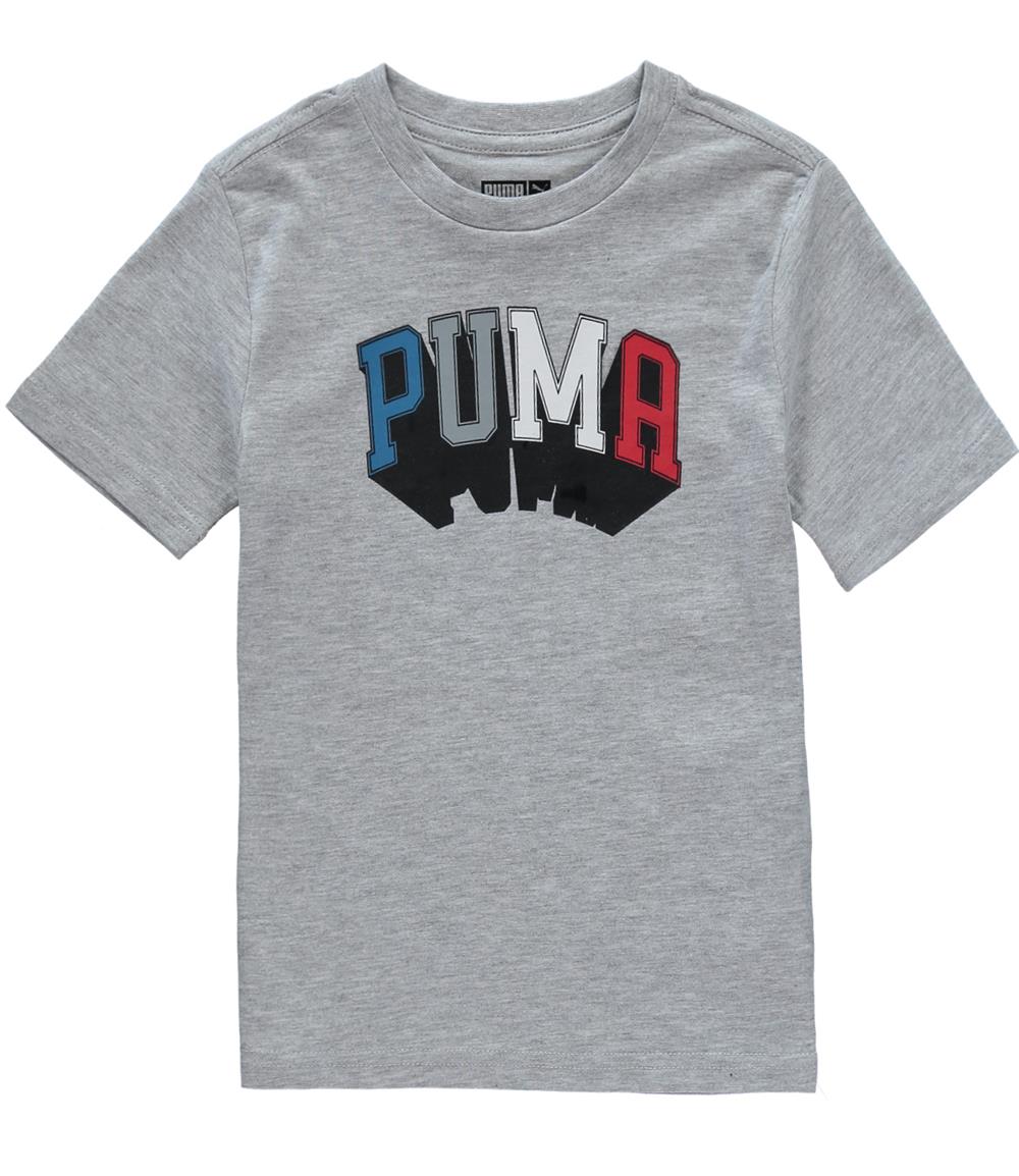 PUMA Boys 8-20 Puma Block Logo T-Shirt