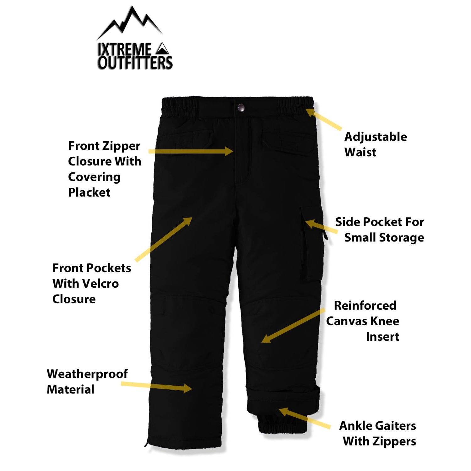 iXtreme Unisex 4-7 Snow Pant