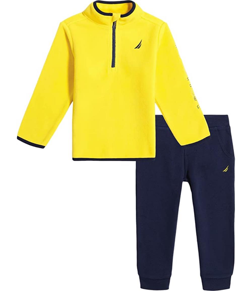 Nautica Boys 4-7 Zip Fleece Jogger Set