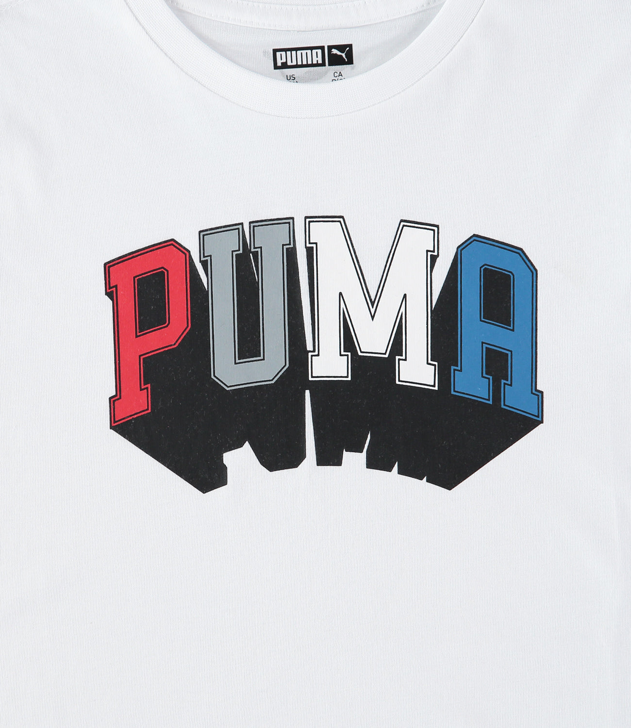 PUMA Boys 4-7 Puma Block Logo T-Shirt