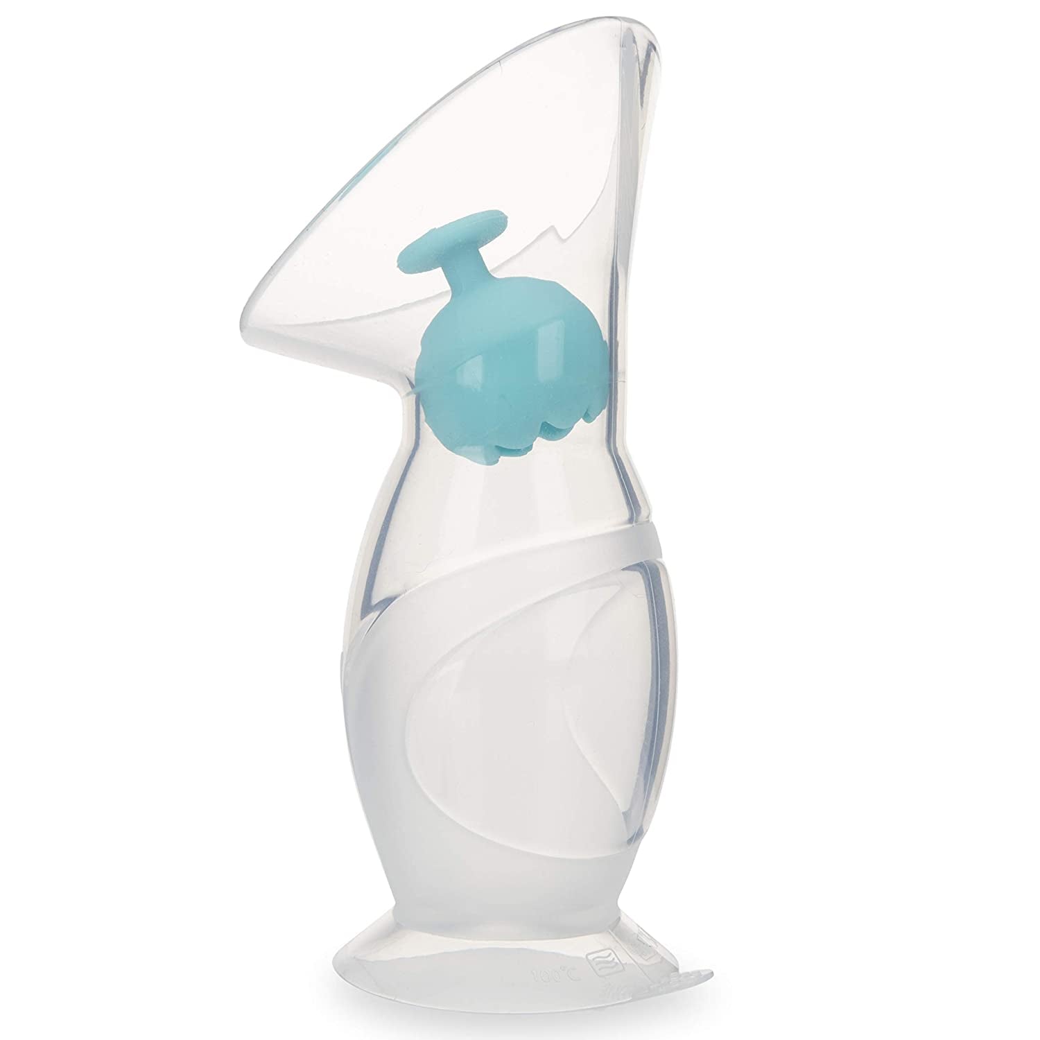 Nuby Comfort Portable & Lightweight All Silicone Breast Pump with Sealing Plug