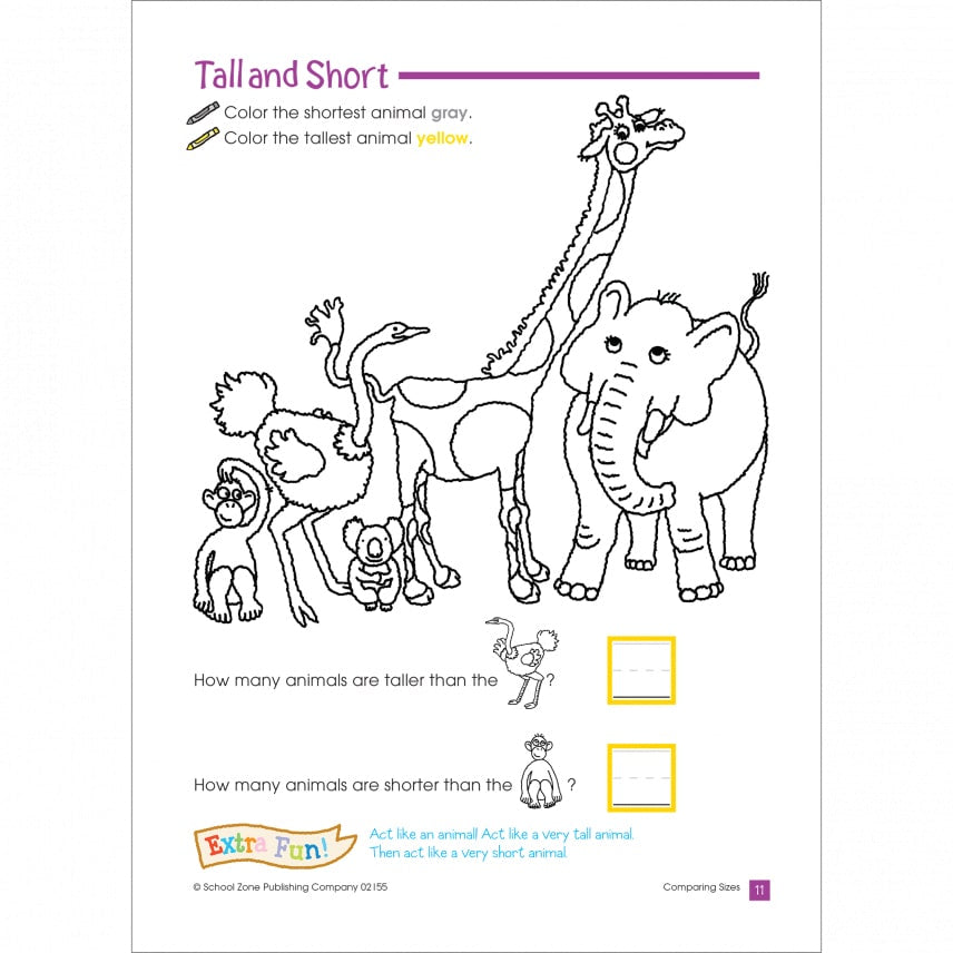 School Zone Kindergarten Scholar Workbook