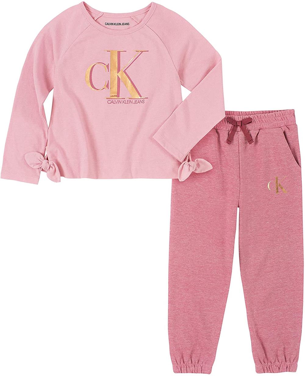 Calvin Klein Girls 7-16 2-Piece Fleece Jogger Set