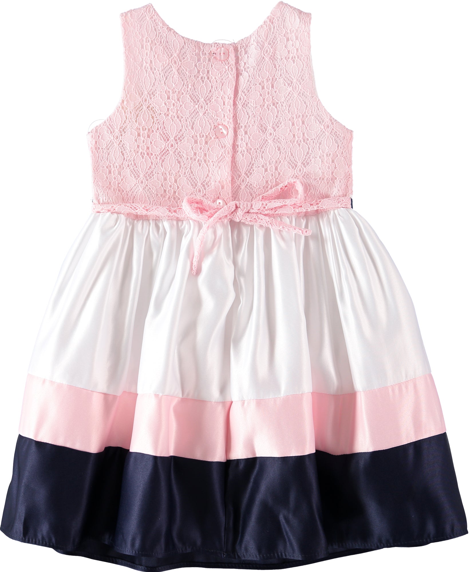 Youngland Girls 0-9 Months Lace Nautical Dress