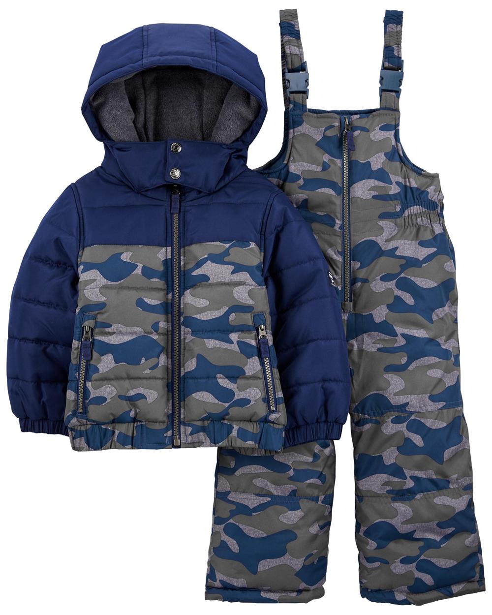 Osh Kosh Boys 2T-4T 2-Piece Parka & Snowsuit Set