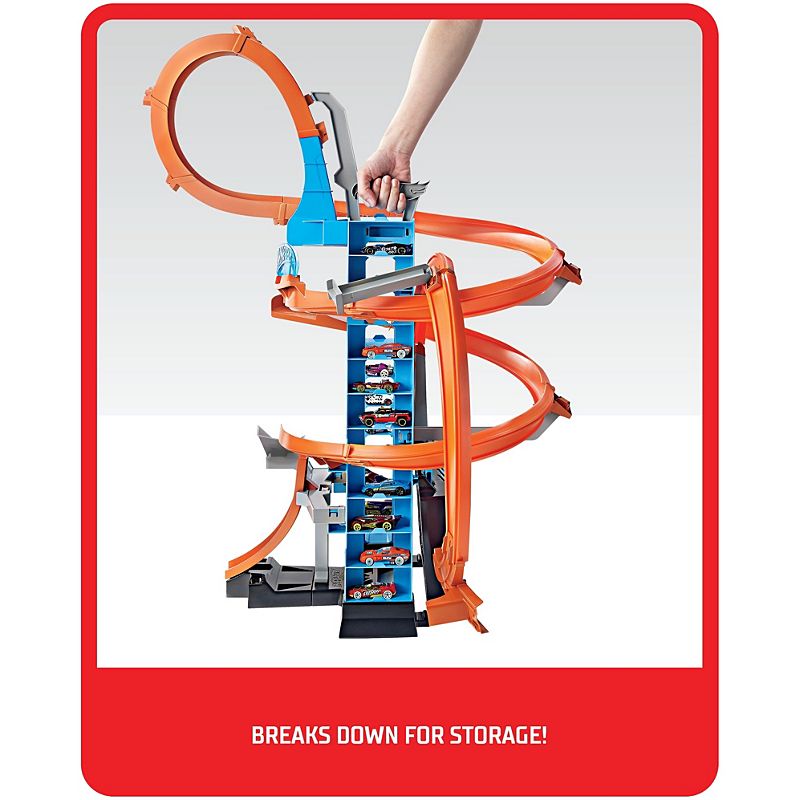 Mattel Hot Wheels Sky Crash Tower Trackset