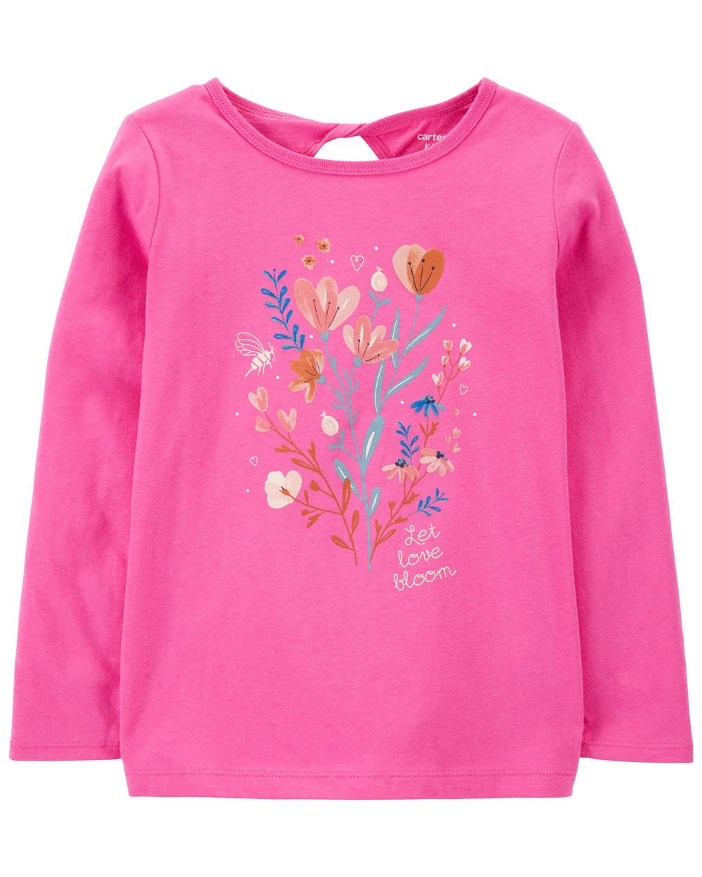 Carters Flower Jersey Tee