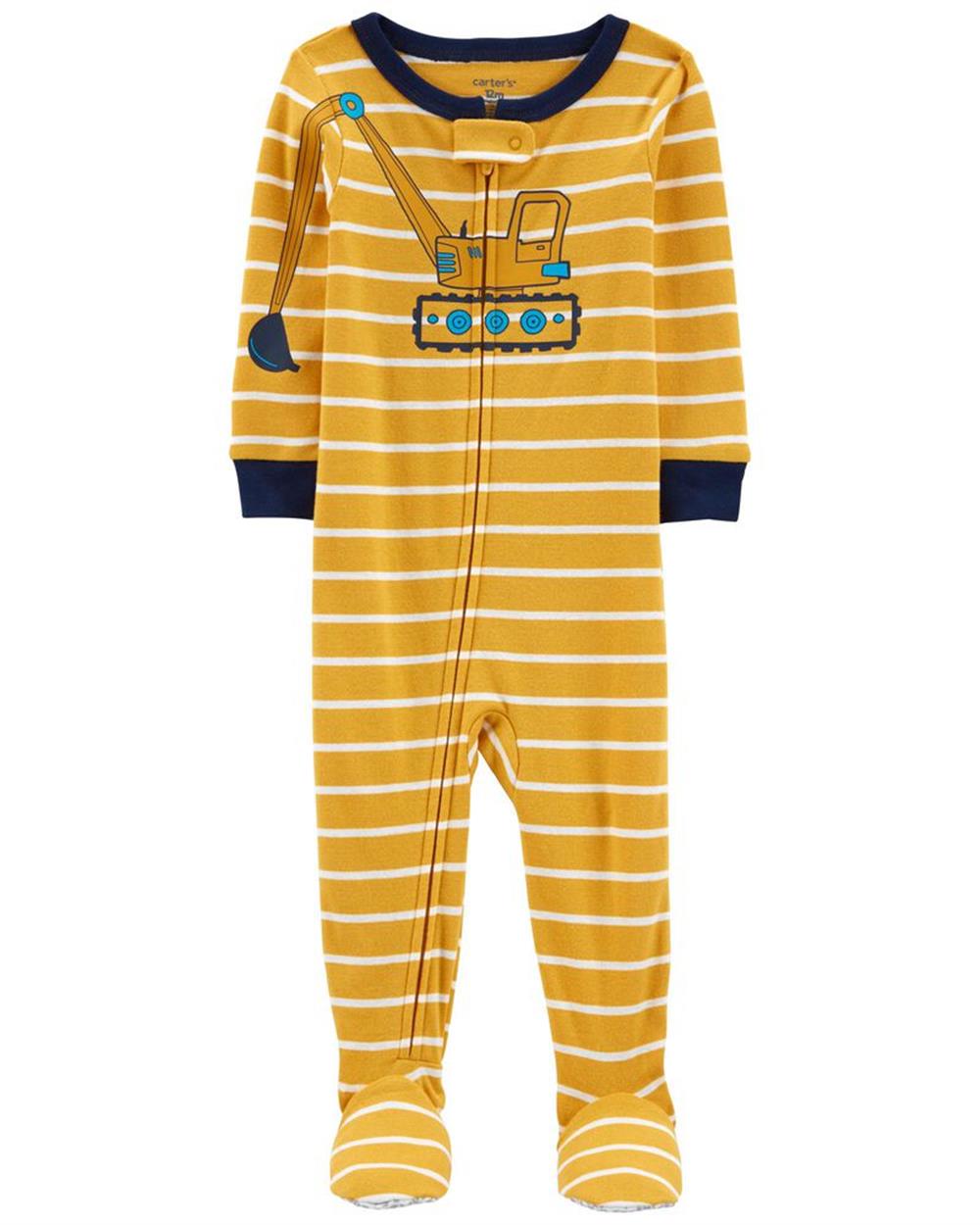 Carters 1-Piece 100% Snug Fit Cotton Footie PJs