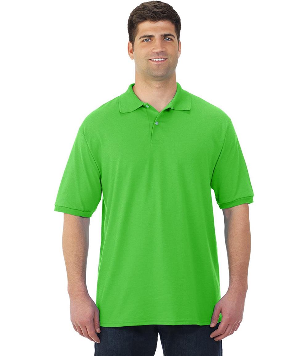 Jerzees Mens Spot Shield Short Sleeve Polo