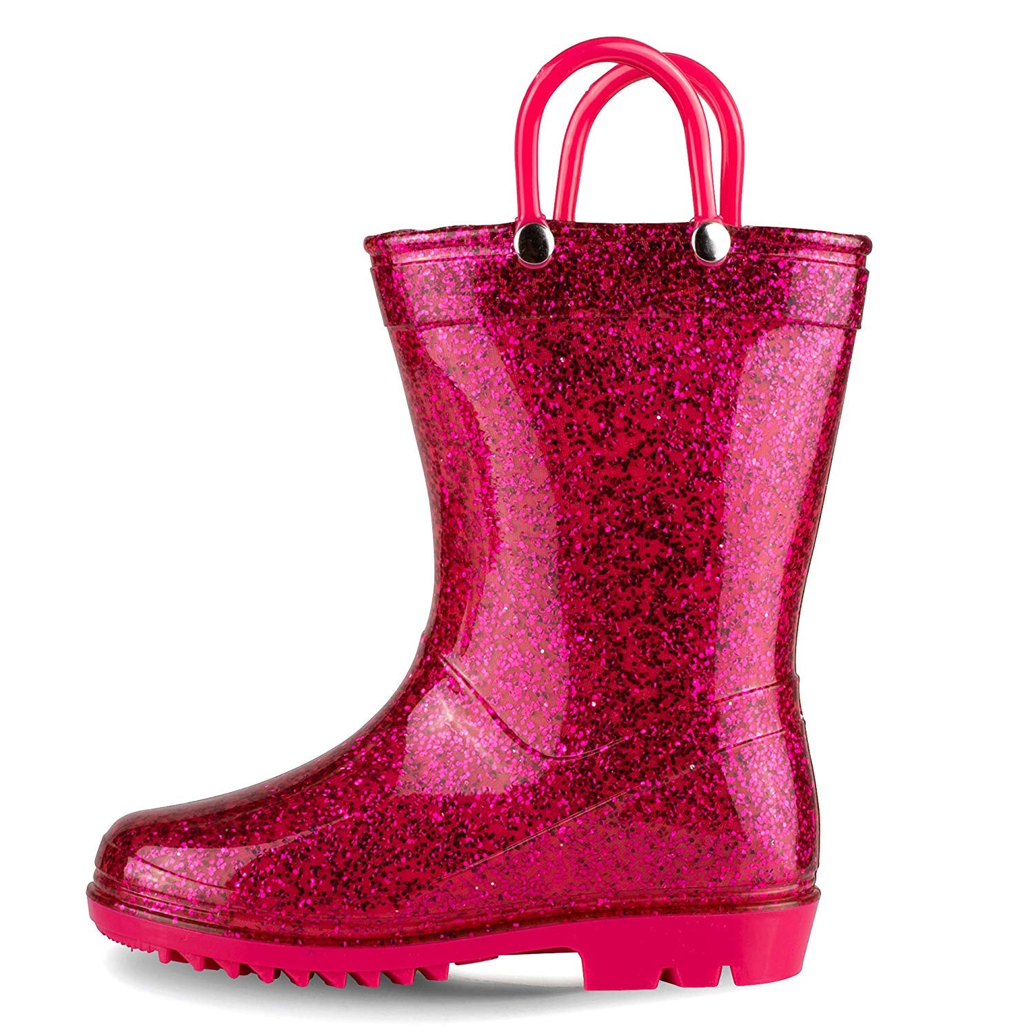 Lilly Of New York Girls 5-10 Toddler Glitter Rainboot