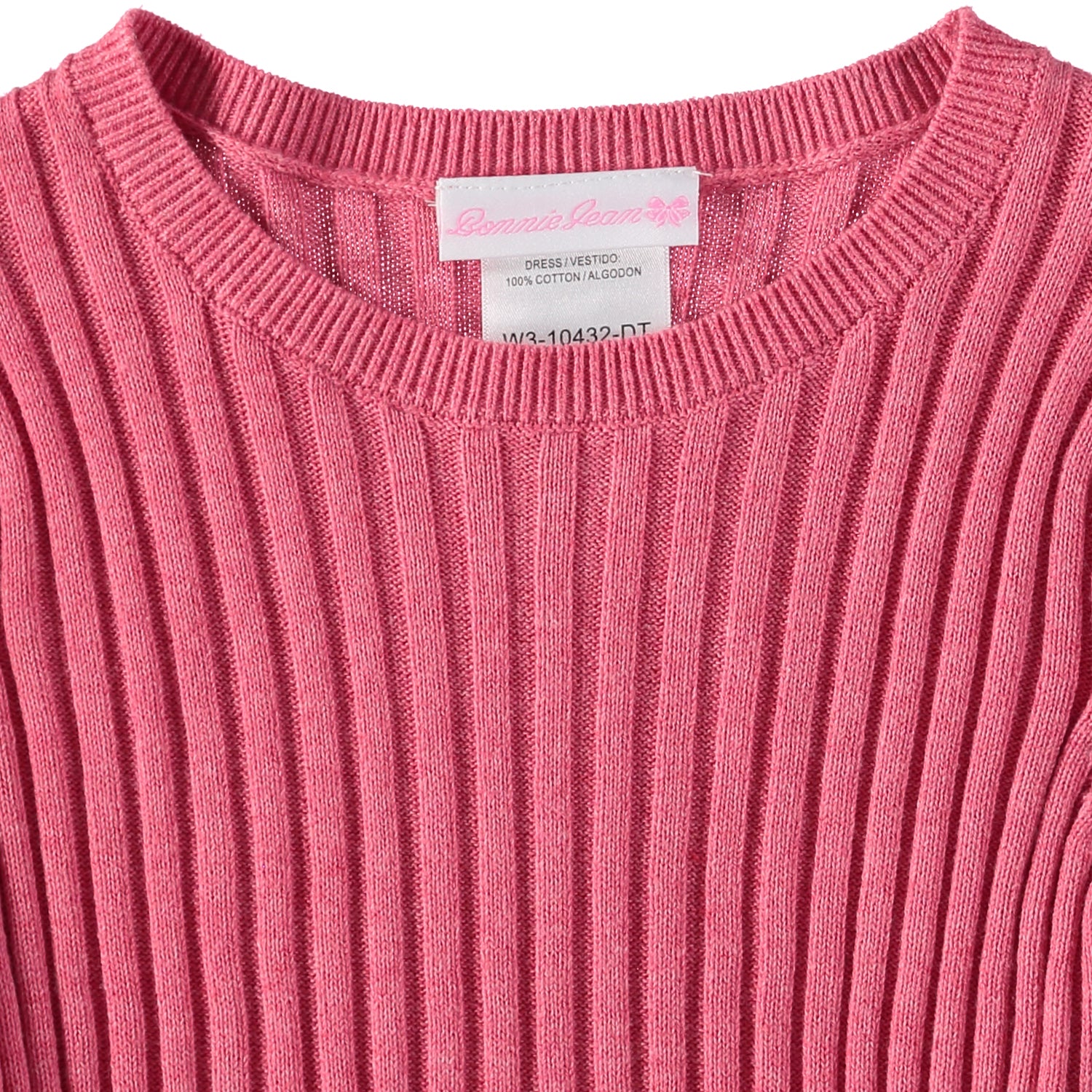 Bonnie Jean Girls 4-6X Long Sleeve Cable Knit Sweater Dress