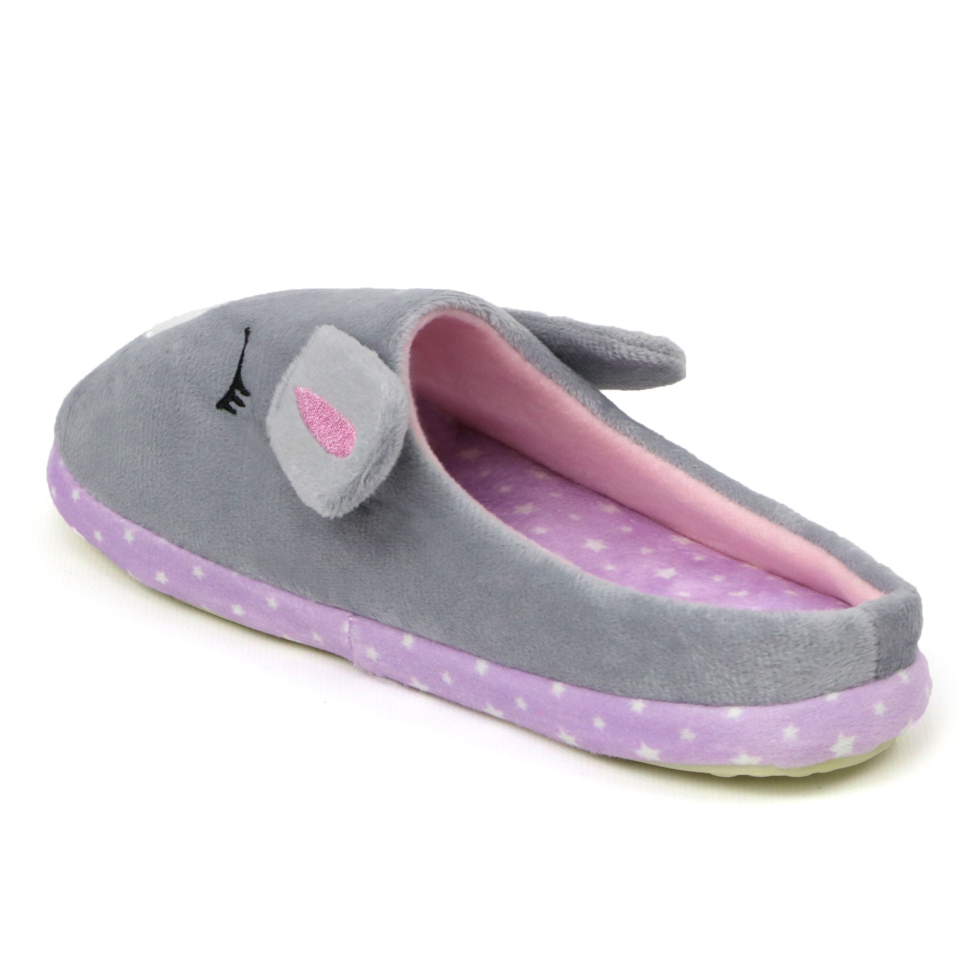 Delias Girl Plush Slip On Animal Slippers