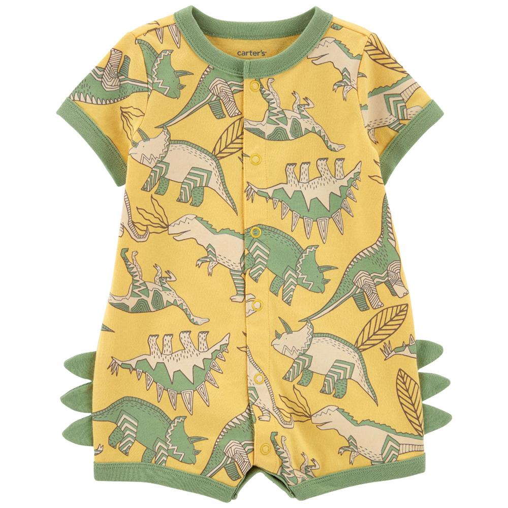 Carters Boys 0-9 Months Dinosaur Snap-Up Romper