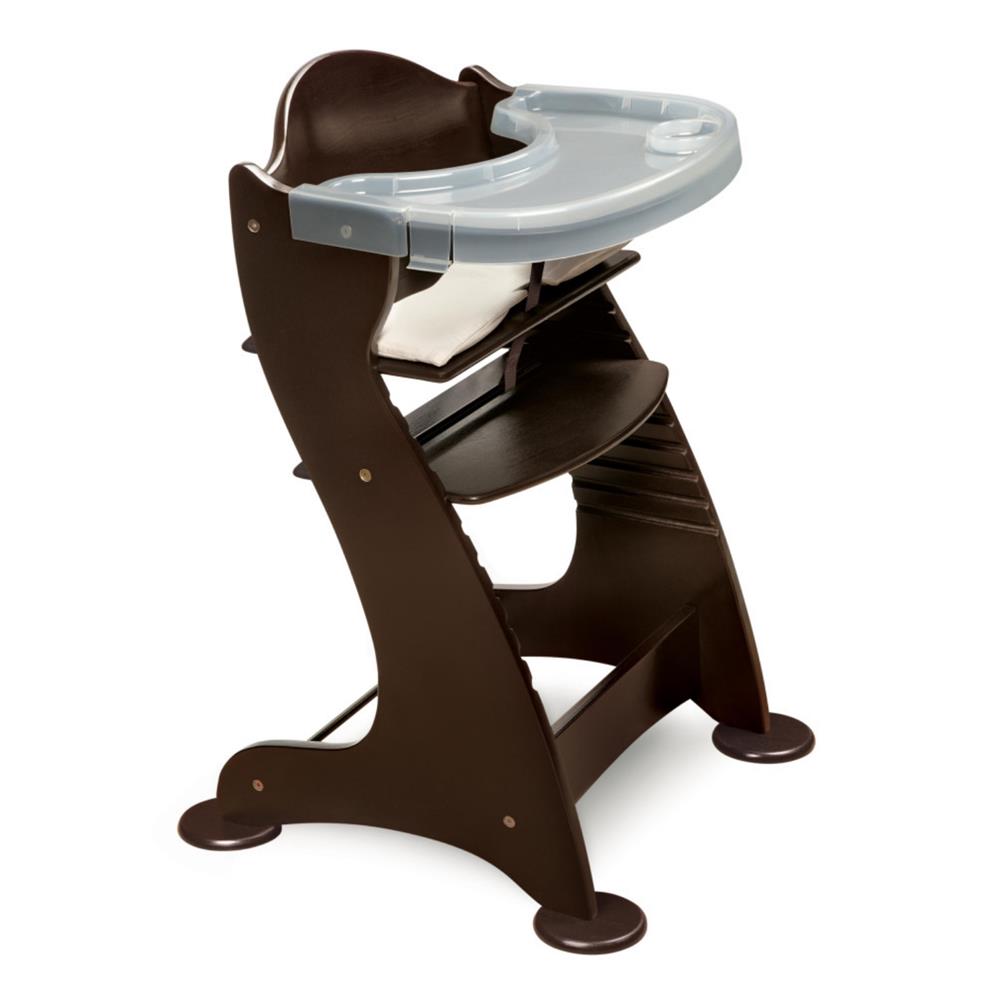 Badger Basket Embassy Adjustable Wood High Chair – Espresso