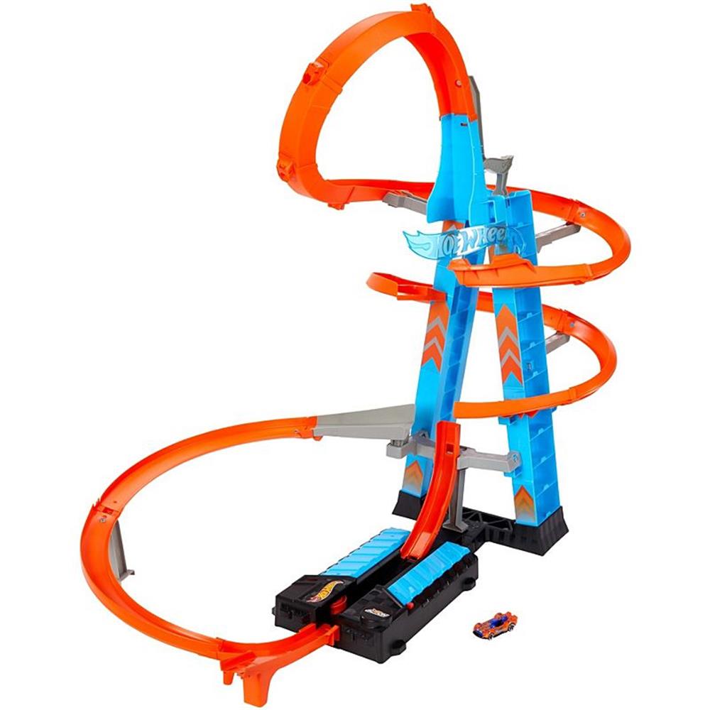 Mattel Hot Wheels Sky Crash Tower Trackset