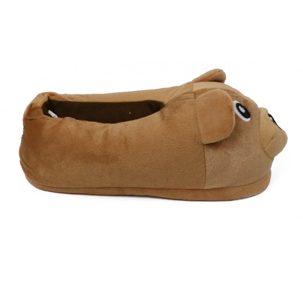 Zac & Evan Boys 4-7 Plush Animal Slipper