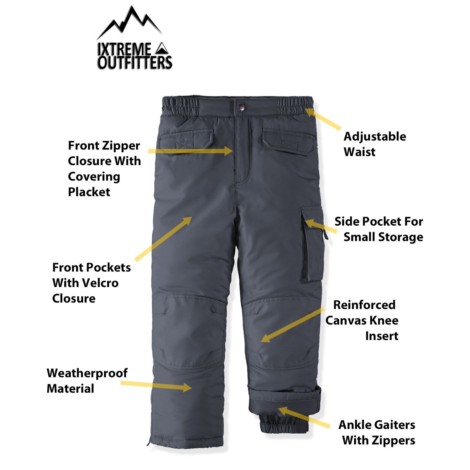 iXtreme Unisex 4-7 Snow Pant