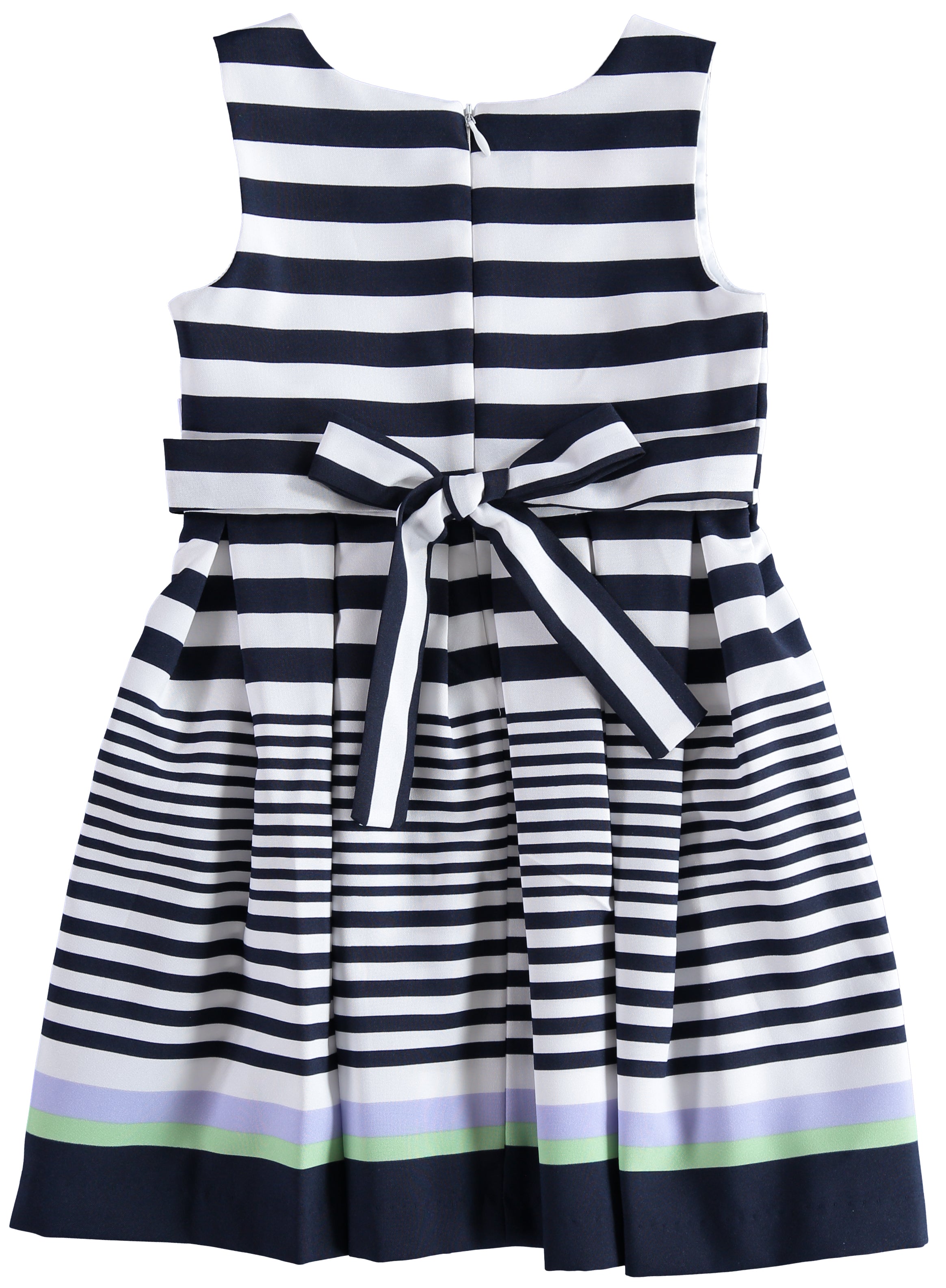 Bonnie Jean Girls 4-6X Stripe Nautical Dress