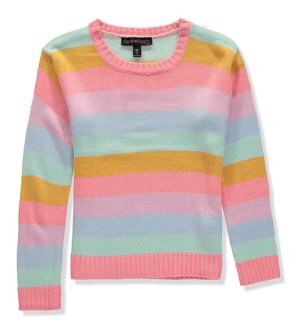 Derek Heart Girls 7-16 Pullover Crewneck Sweater