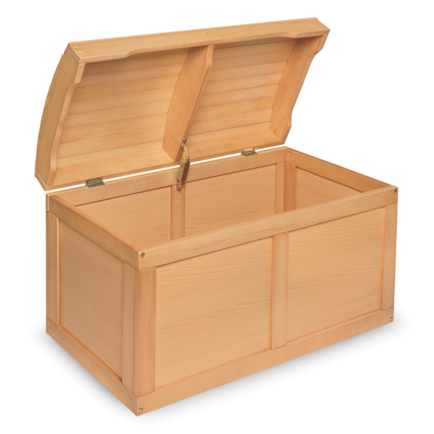 Badger Basket Hardwood Barrel Top Toy Chest – Natural