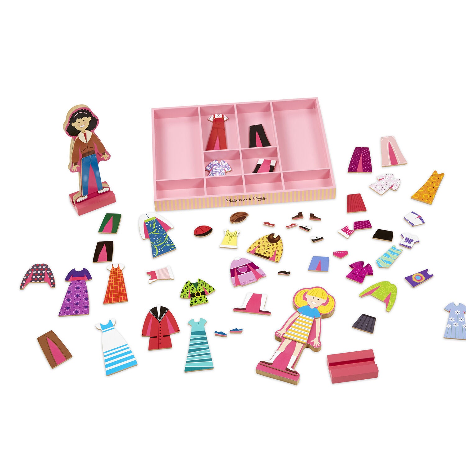 Melissa and Doug Abby & Emma Magnetic Dress-Up Set