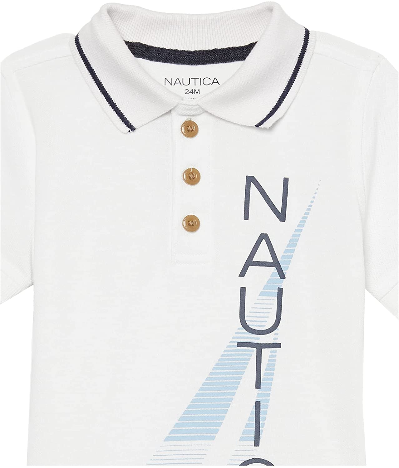 Nautica Boys 12-24 Months Sail Polo Short Set