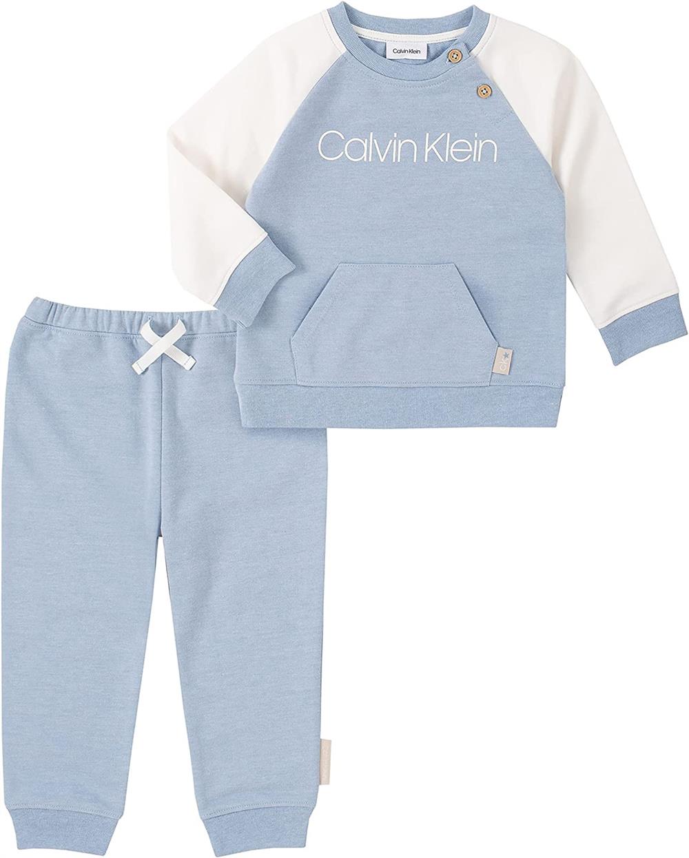 Calvin Klein Boys 12-24 Months Raglan Jogger Set