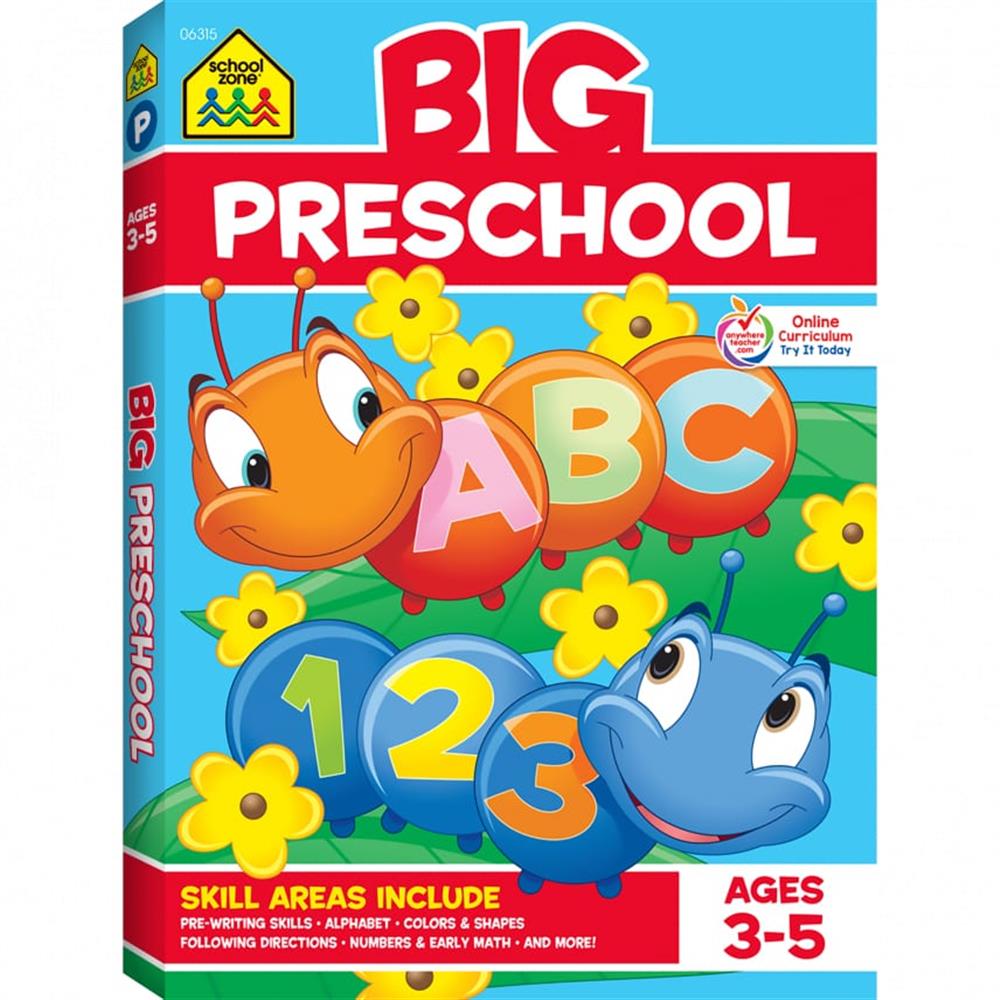 School Zone Big Preschool Workbook