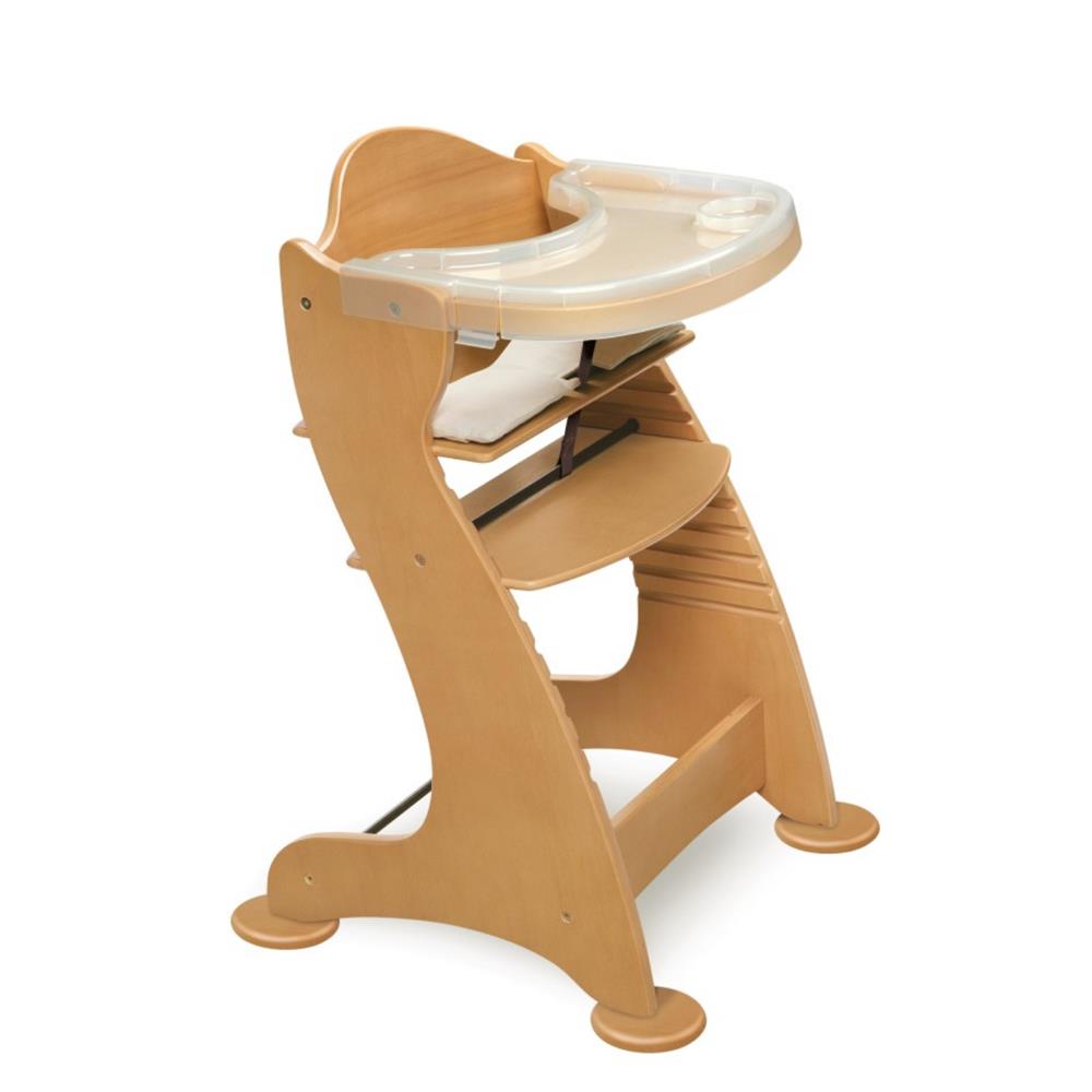 Badger Basket Embassy Adjustable Wood High Chair – Natural