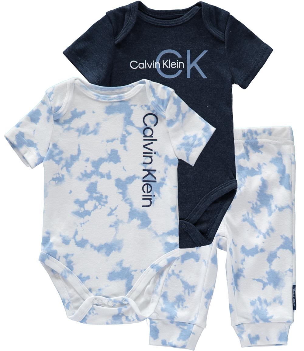 Calvin Klein Boys 0-9 Months Tie Dye Bodysuit Pant Set