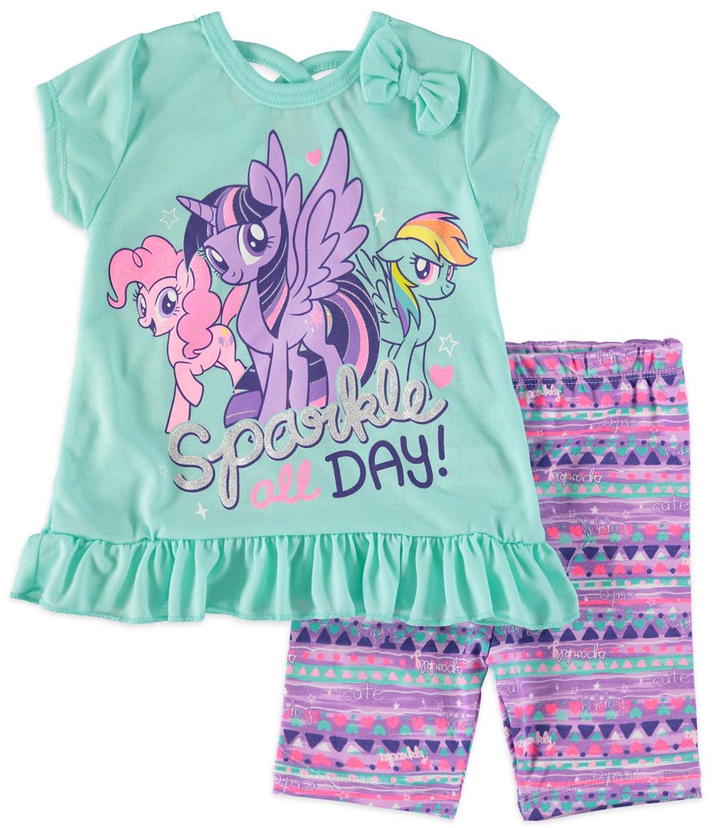 Bentex Girls 2T-4T My Little Pony Short Set