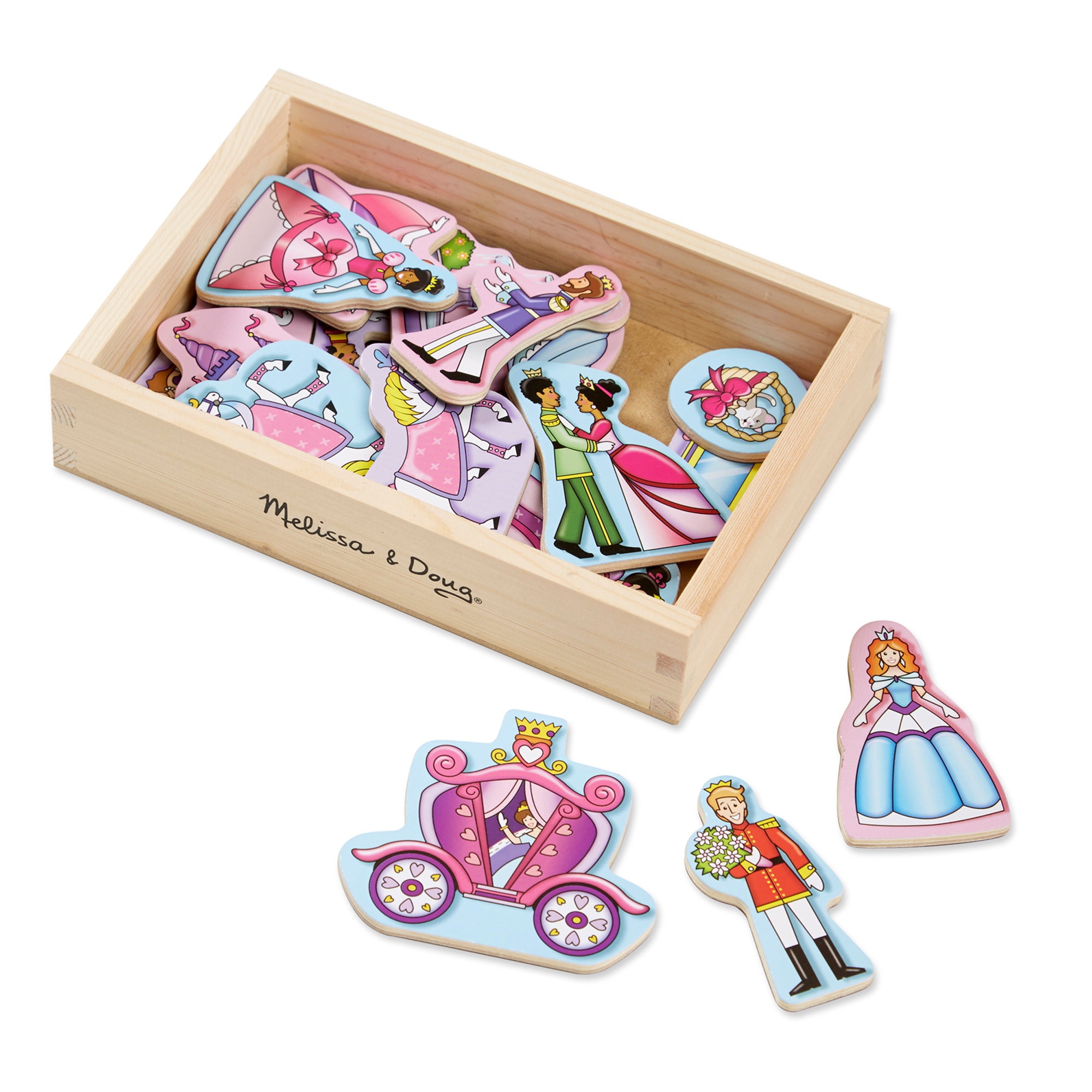 Melissa and Doug Wooden Princess Magnets