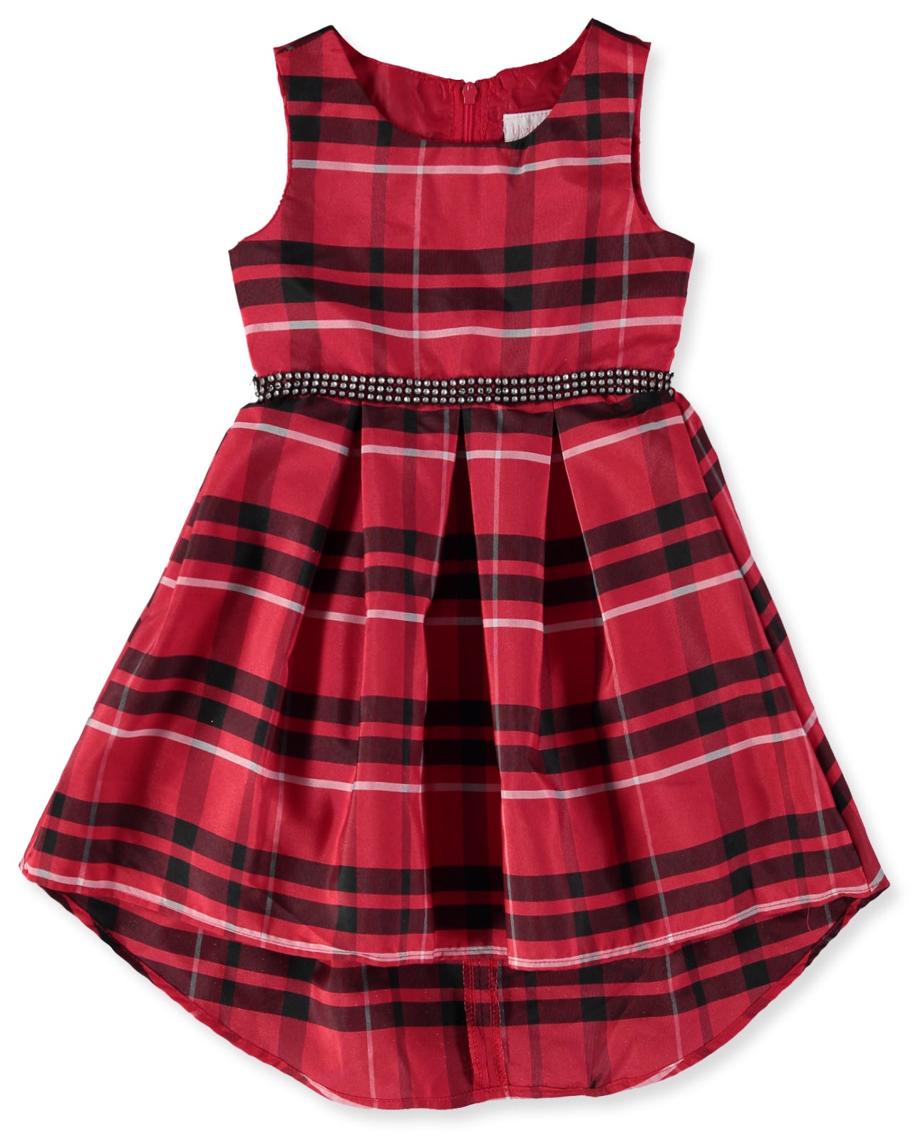 Youngland Girls 4-6X Shrug Plaid Dress