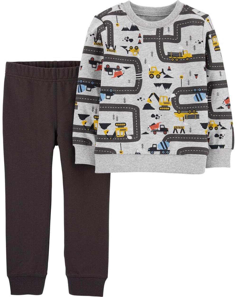 Carters Boys 12-24 Months Roadway Jogger Set