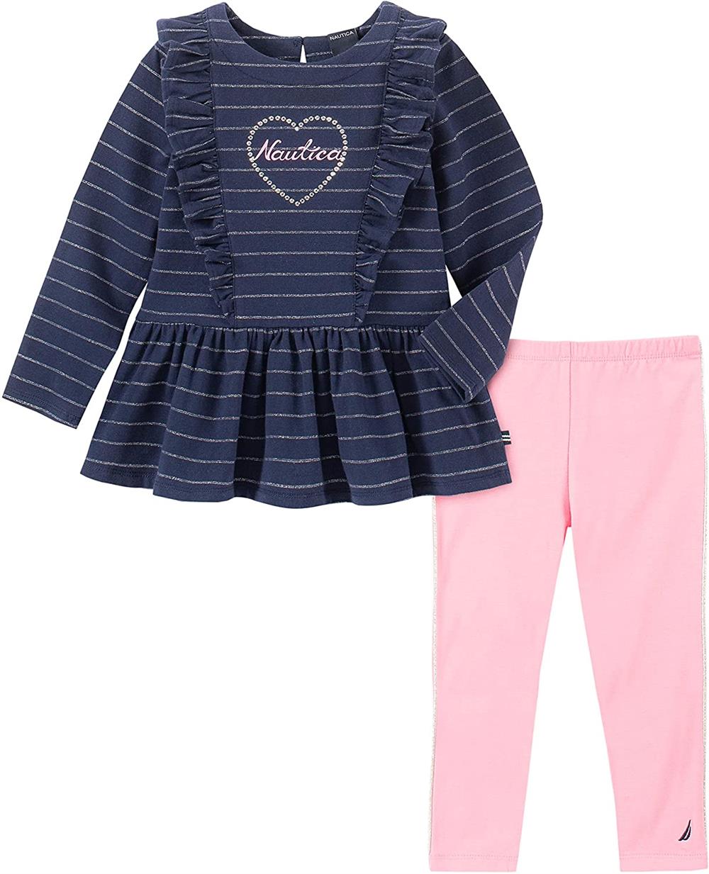 Nautica Girls 4-6X 2 Piece Legging Set