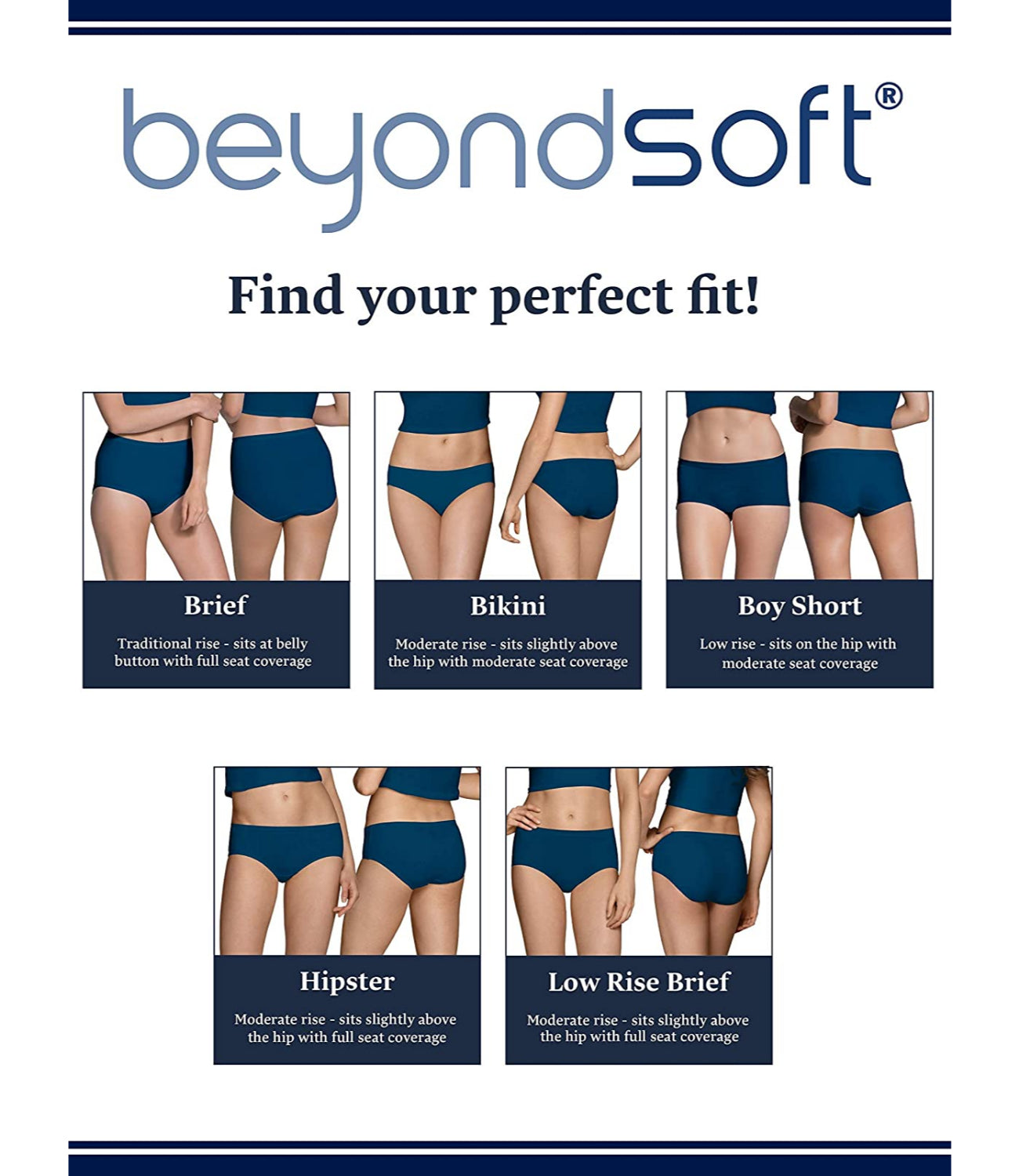 Fruit of the Loom Womens BeyondSoft 6-Pack Bikini