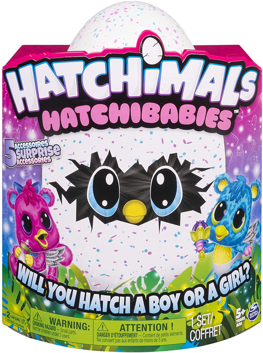 Hatchimals HatchiBabies Cheetree Hatching Egg with Interactive Pet Baby