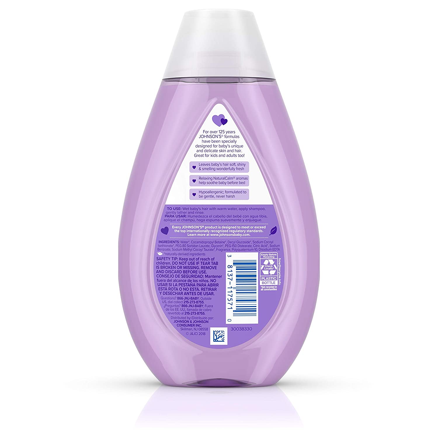 Johnson & Johnson Calming Shampoo, 13.6 oz