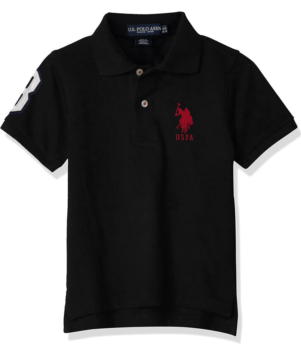 U.S. Polo Assn. Boys 8-20 Short-Sleeve Classic Polo Shirt with Big Pony Applique