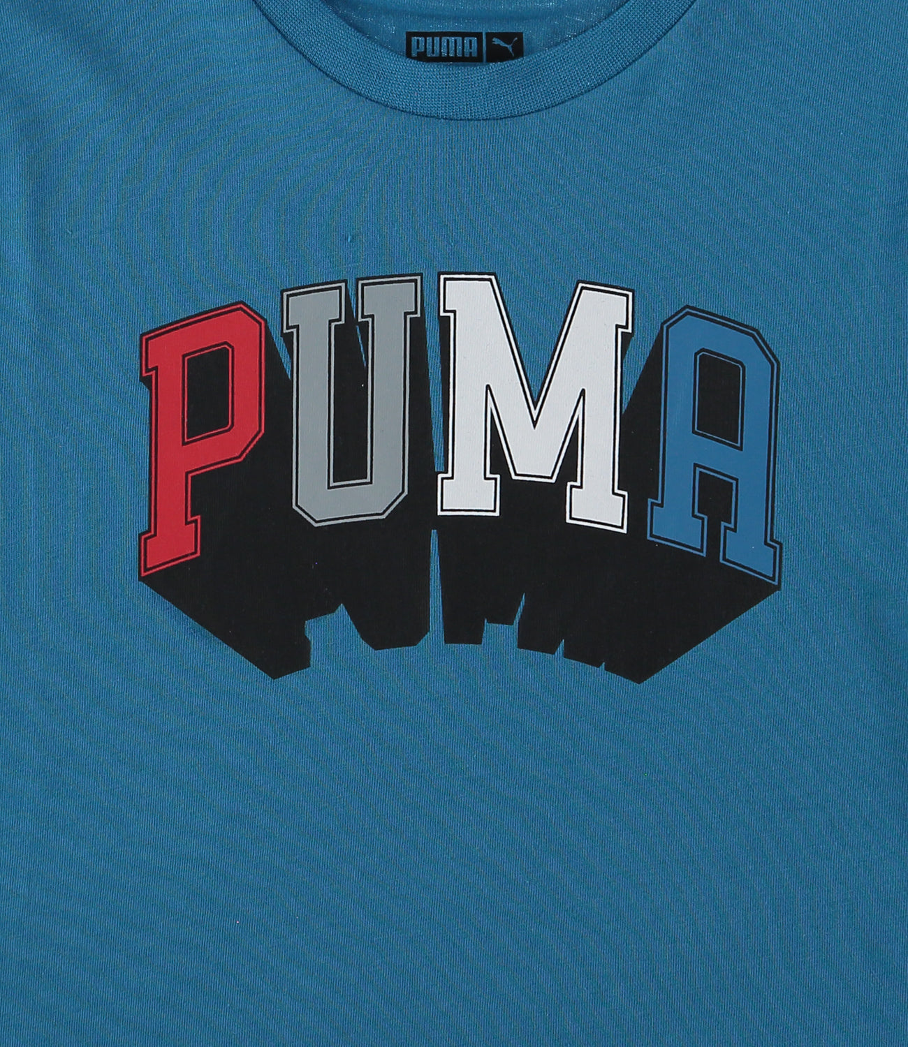 PUMA Boys 8-20 Puma Block Logo T-Shirt