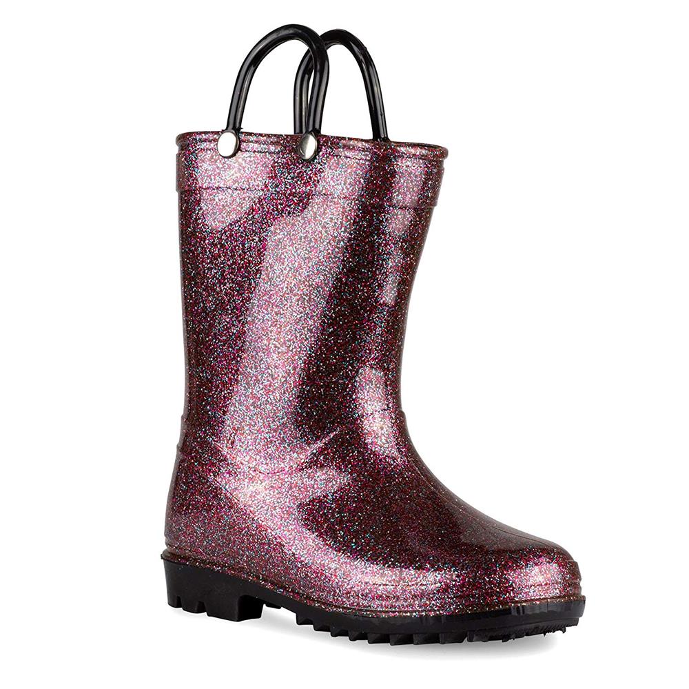 Lilly Of New York Girls 5-10 Toddler Glitter Rainboot