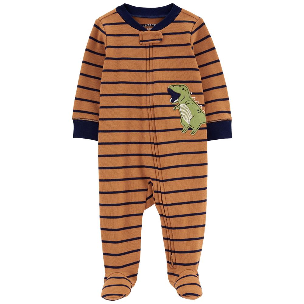 Carters Boys 0-9 Months Baby Dinosaur 2-Way Zip Cotton Sleep & Play