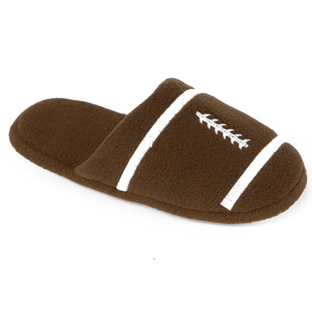 Zac & Evan Boys 11-5 Sports Fleece Slipper