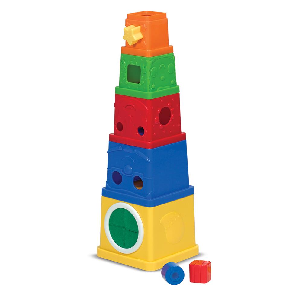 Melissa and Doug Stacking Blocks Set Learning Toy