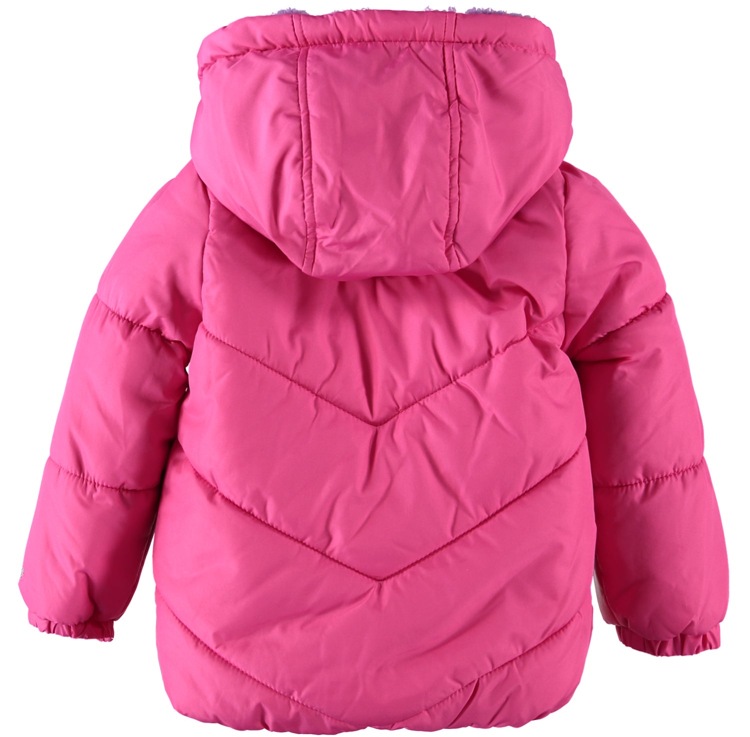 London Fog Girls 4-6X Rainbow Heart Puffer Jacket