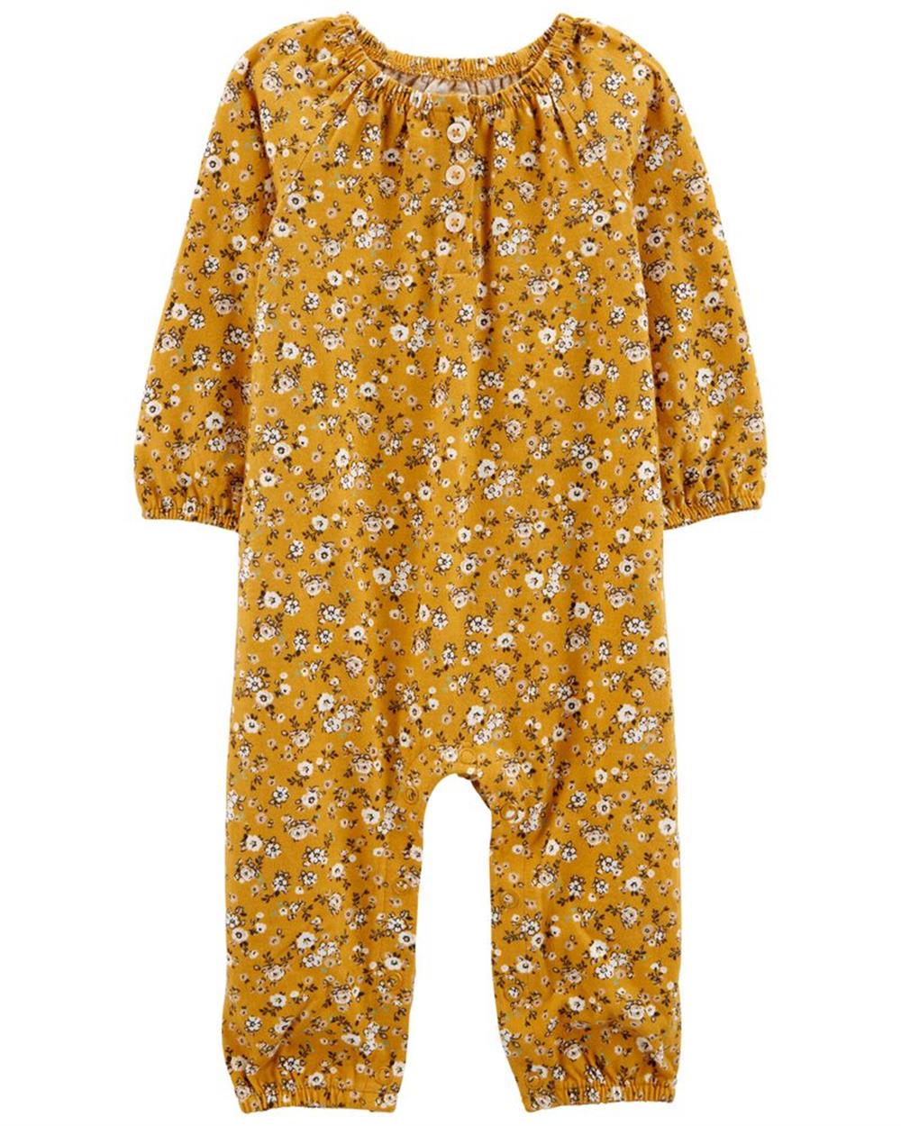 Carters Floral Jersey Jumpsuit