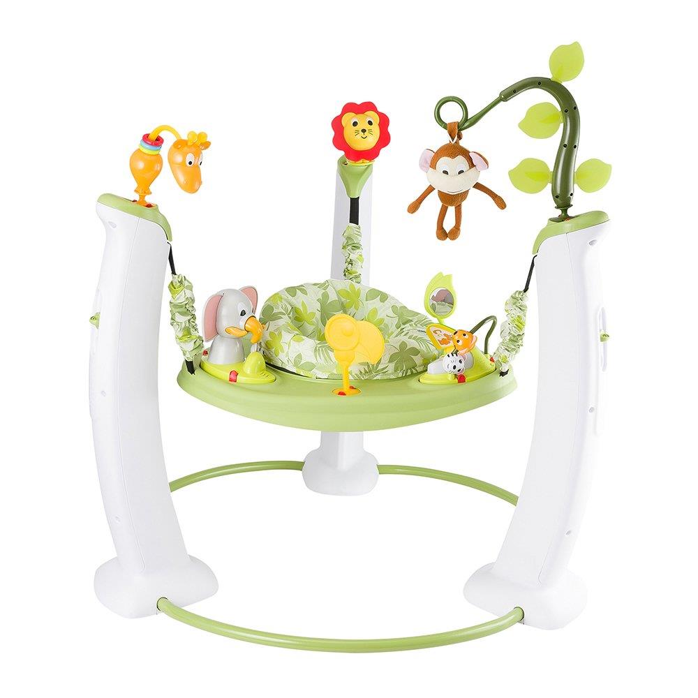 Evenflo Exersaucer Jump & Learn Stationary Jumper - Safari Friends