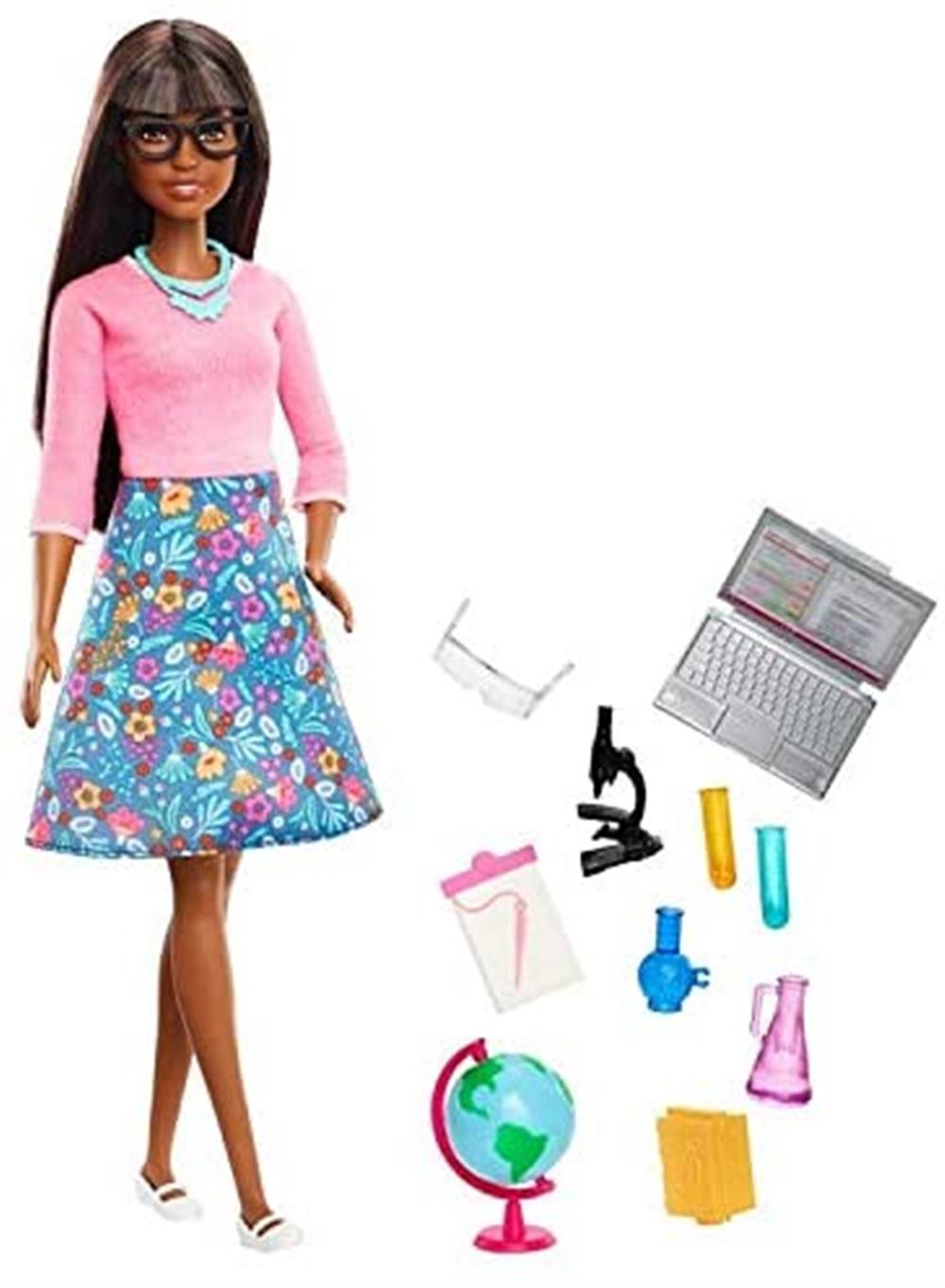 Mattel Barbie Teacher Brunette Doll